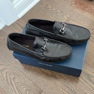 Cole Haan Men's Leather Slip-On Loafers - Black worn a couple times